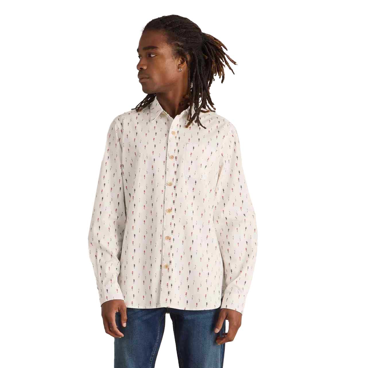 White Stuff Cycling Printed Shirt